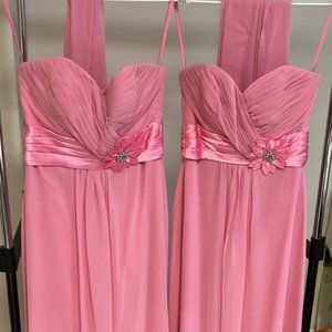 Pink Bridesmaid Dress Size 4